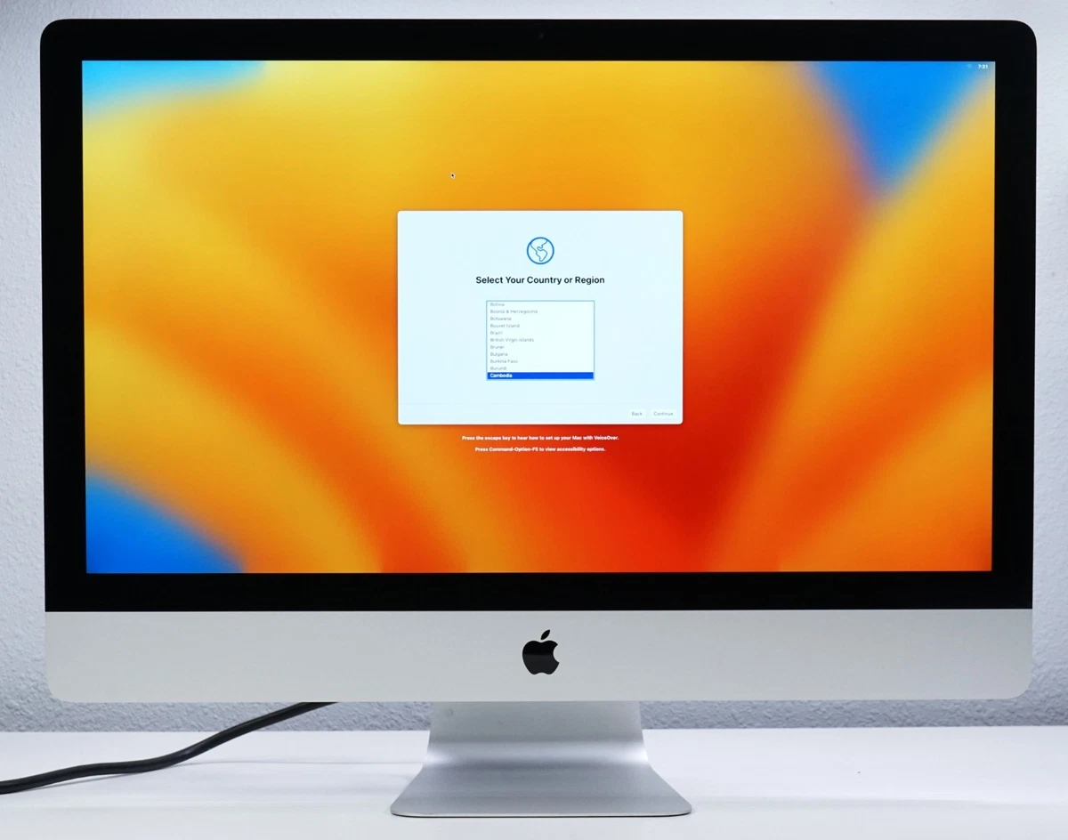 Apple iMac Intel Core i5 7th Gen. 2017 Release Year Apple Desktops