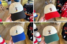 You Pick Disney Parks 2026 Mickey Friends Colored White Baseball Cap Hat