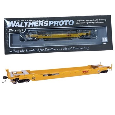 Walthers Proto 920-109153 Gunderson Rebuilt 40' Well Car TTX Patched DDTX 457314