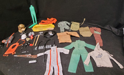 Choice of Vintage 1960's / 1970's GI Joe Accessories Deep Sea Diver Jump Suits