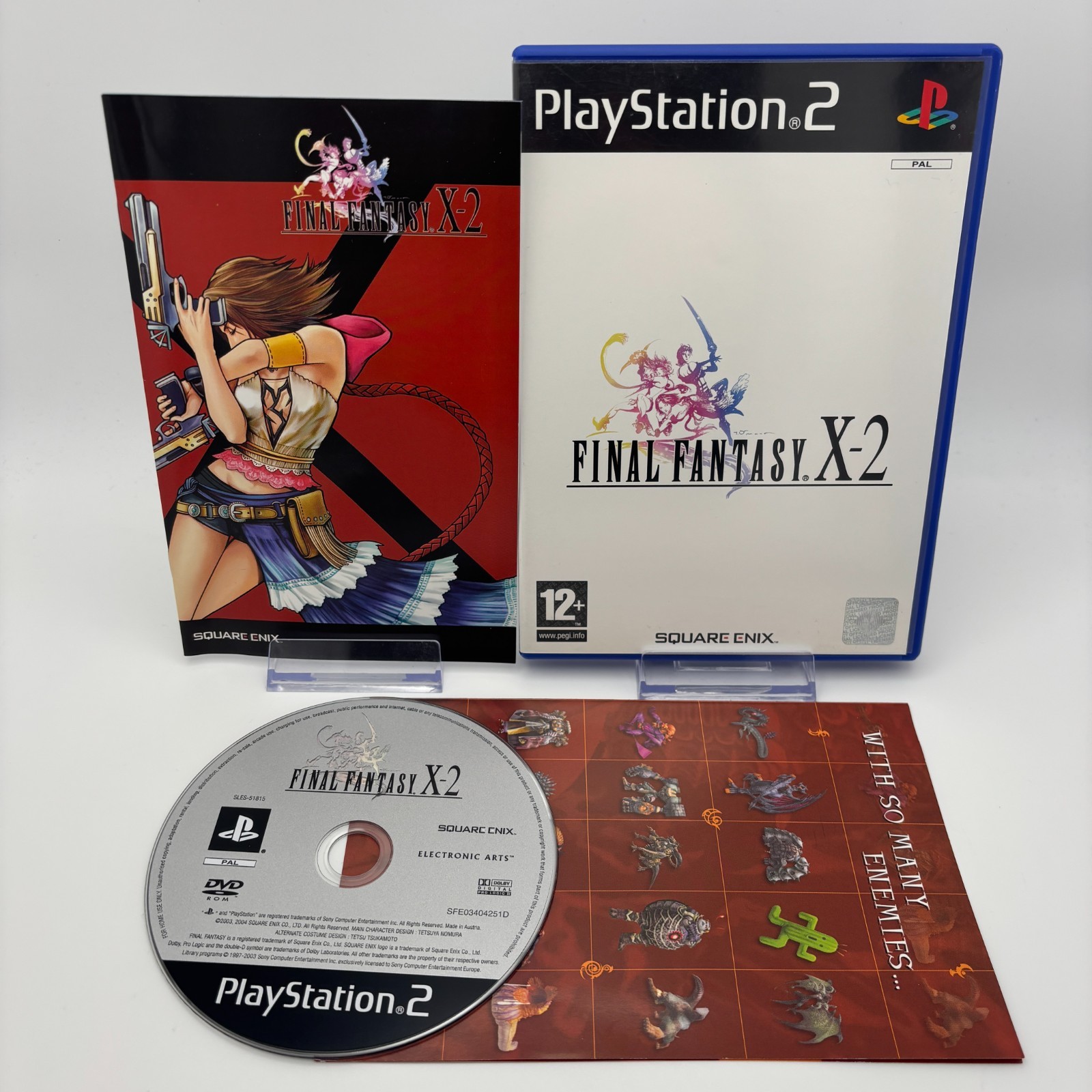 Final Fantasy X-2 (PAL Sony PS2, 2003) *Near Mint* Complete *Disc Perfect*