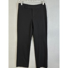 NINE WEST Black Petite Stretch Slim Leg Dress Pants Trousers Size 2P