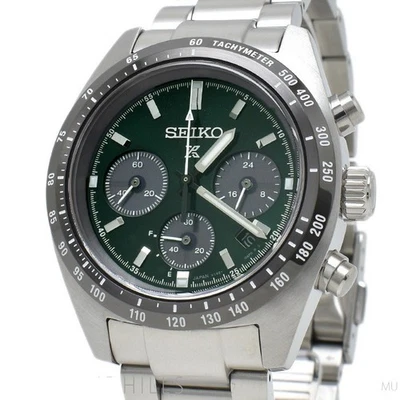 [☆Near Mint] SEIKO PROSPEX SPEEDTIMER SBDL107 Dark Green Solar Chronograph - Bild 1 von 4