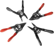 Performance Tool W88012 Mini Snap Ring Pliers Set, 4-Piece Chrome 
