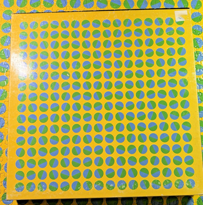 Vintage 1969 Springbok YELLOW FLASH By Edna Andrade 500 Piece Puzzle COMPLETE