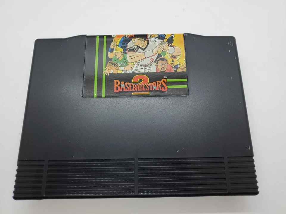 Baseball stars 2 Neo Geo AES | CIB W/ Manual | Dog Tag Case | English | Tested - Image 2 of 4