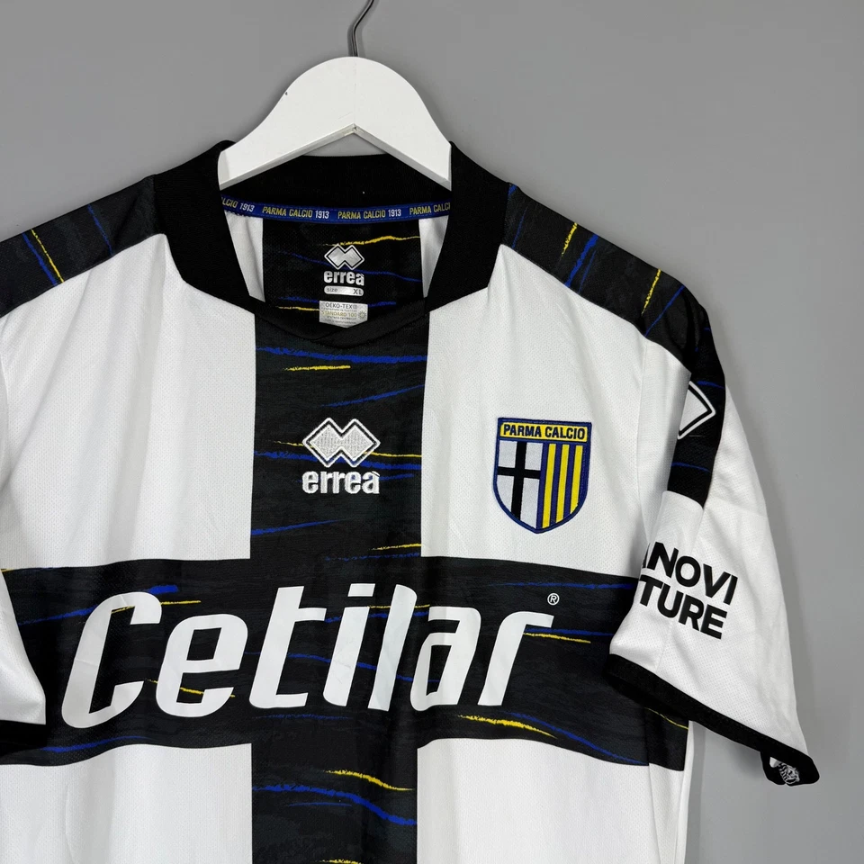 PARMA CALCIO ITALY 2021 2022 HOME FOOTBALL SHIRT JERSEY MAGLIA ERREA SIZE XL - Image 2 of 4