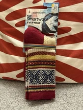 Smartwool Everyday Merino Crew Light Cushion Unisex Large SW Fair Isle Sweater