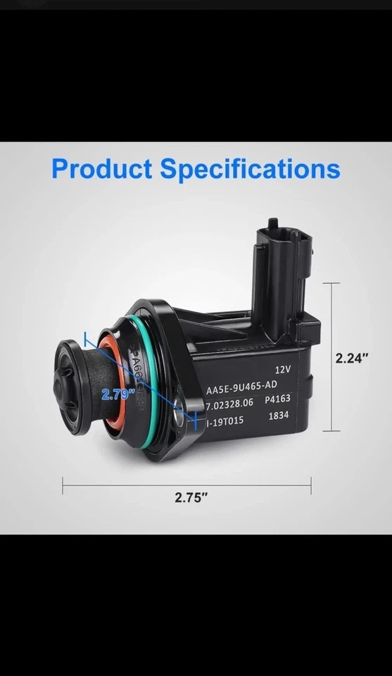 Electroválvula turbocompresor AA5E-9U465-AD ¡Para Ford Explorer Ford F-150 2013-17! Foto 4 de 4