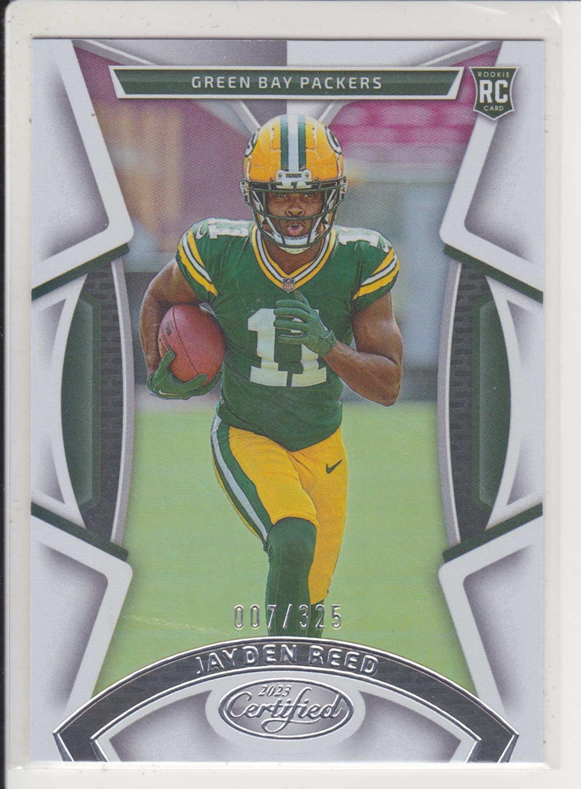JAYDEN REED 2023 CERTIFIED RC ROOKIE MIRROR SILVER #/325