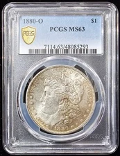 1880-O Morgan Dollar MS-63 PCGS VIDEO
