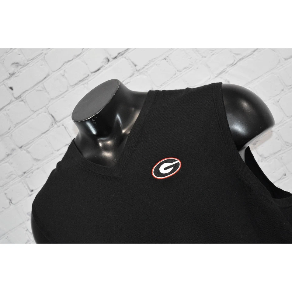 Chaleco Suéter Cutter & Buck University Georgia Para Hombre Talla XL Dawgs UGA Bulldogs Foto 4 de 4
