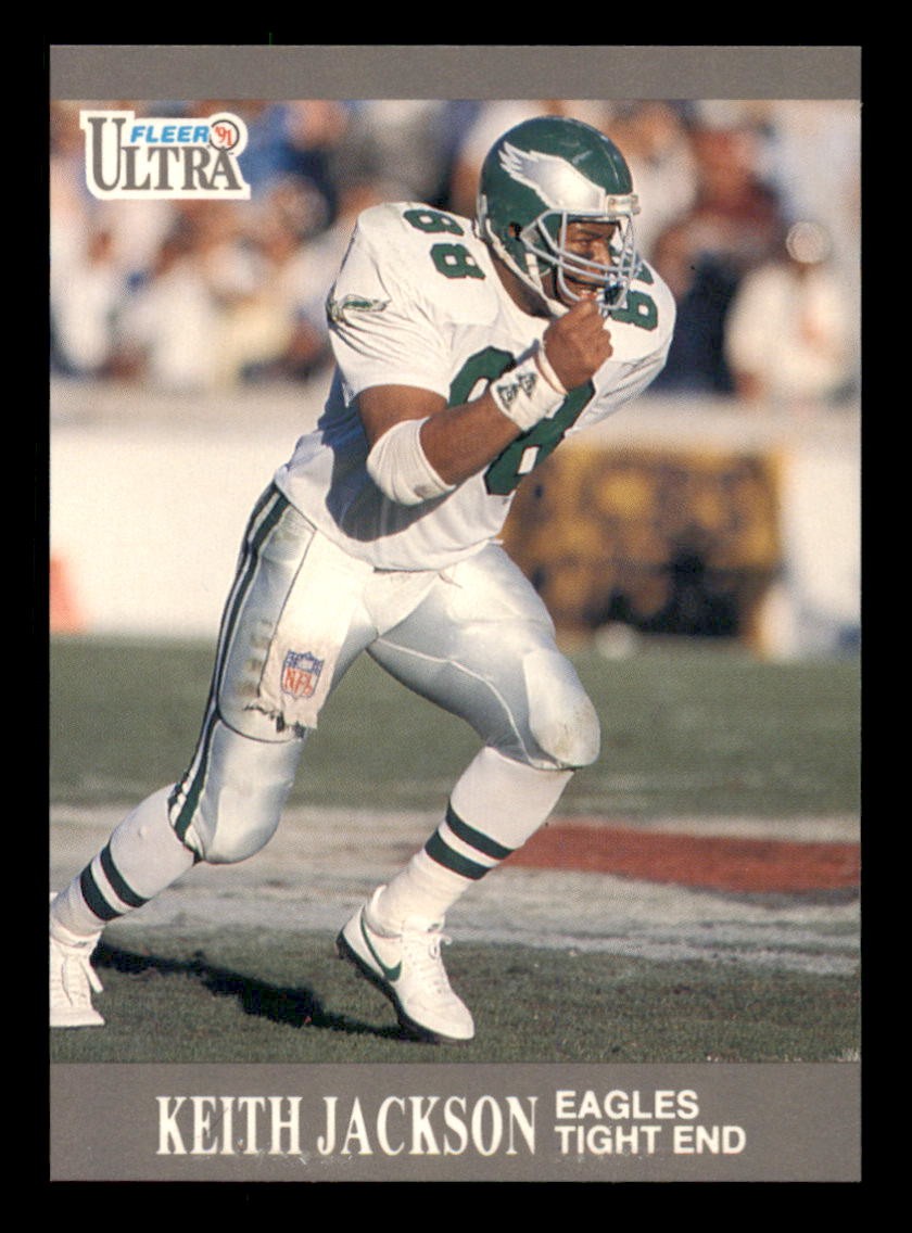 1991 Ultra #233 Keith Jackson Sharp Corners, Clean Surface