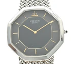 [EXC+5] SEIKO CREDOR 9300-5500 Vintage Black Dial Men's Quartz Watch From Japan