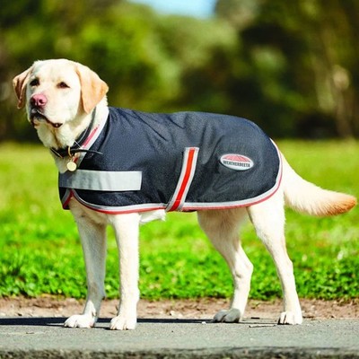 Weatherbeeta Comfitec 1200D Therapy-Tec Hundemantel - black/silver/red
