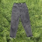Vintage 90s Levi’s 521 Tapered Fit High Rise Jeans - Washed Black - Size 8P — photo 2