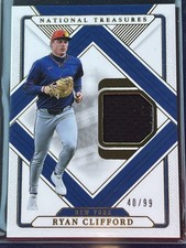 2025 National Treasures Ryan Clifford Treasured Threads TT-RC Patch /99