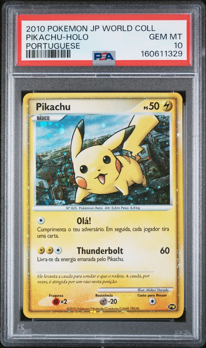 Pikachu Pokémon TCG Professional Sports Authenticator (PSA