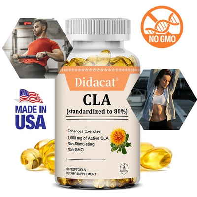 #ad Enhances Exercise 1000mg Supplements of Active CLA Non Stimulating 120 Capsules $10.99
