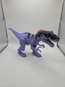 Animal Planet Tyrannosaurus Rex T-Rex Action Figure Purple Dinosaur Mouth Opens