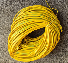 Earth Sleeving Yellow/Green, 50 Metres x 8mm ID PVC Earth Sleeve