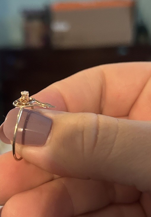 Diamond Stick Pin Conversion Ring - image 4