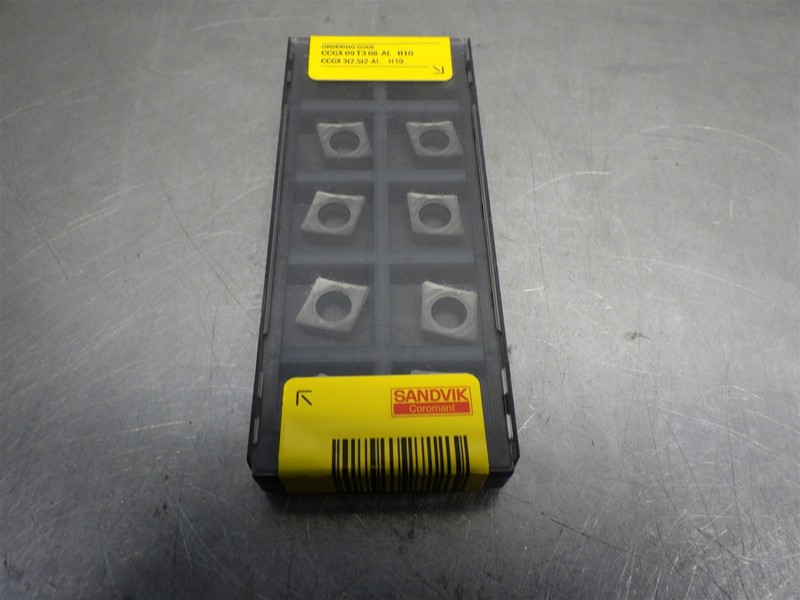 10 NEW SANDVIK Indexable Carbide Inserts CCGX09 T3 08-AL H10 CCGX 3(2.5)2-AL H10