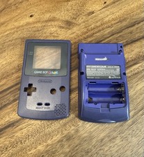 OEM Gameboy Color Grape Purple Shell  Parts Shown Only No Screws Game Boy