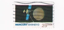 STAMP US SCOTT 2568 "Mercury & Mariner 10" 29 CENT 1991 USED - A