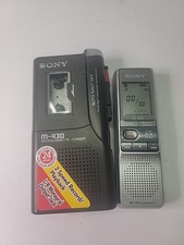 Sony Recorders Both Work See Description, 1 Is Digital, 1 Is Electronic Small...