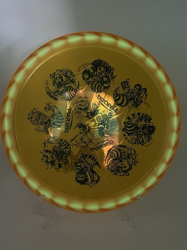 Discraft Fuzed Z Glo “Ring Of Halloween” Buzzzsaw Buzzz LE Big Bee Misprint - Picture 5 of 5