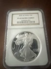 2005-W Proof Silver American Eagle PF-69 UCAM NGC .999 silver