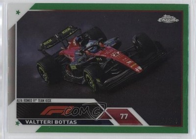 2023 Topps Chrome Formula 1 F1 Drivers Green Refractor 12/99 Valtteri Bottas 4nm