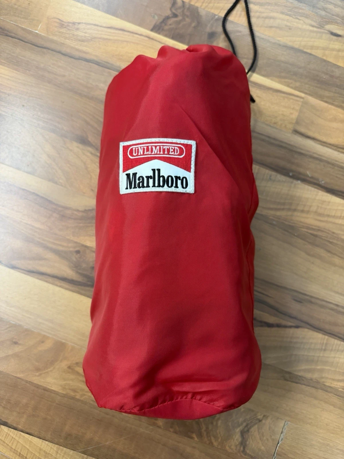 Vintage 90s Marlboro Unlimited Sleeping Bag With Carry Bag NWOT