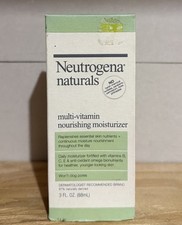 Neutrogena Naturals Multi-Vitamin Nourishing Moisturizer, Replenishes Skin, 3oz
