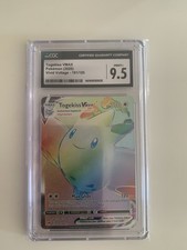 Pokemon Togekiss VMAX Full Art Secret Rainbow Card 191/185 Vivid Voltage 9.5 on eBay