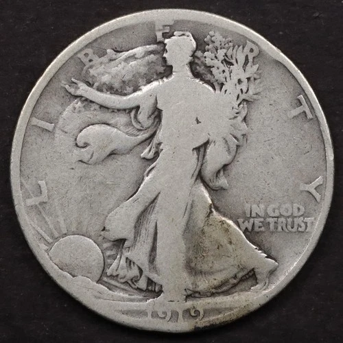 1919 50c Walking Liberty Half Dollar - Good