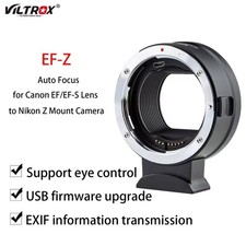Viltrox EF-Z Auto Focus Lens Adapter for Canon EF Lens to Nikon Z-Mount Cameras