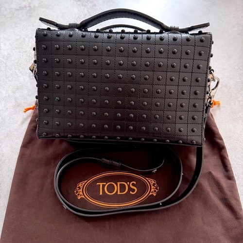TOD'S Handbag Shoulder Gommini Square Form Luxury Modern Storage bag included