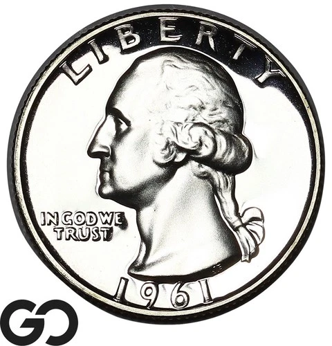 1961 Washington Quarter, PROOF, Superb Gem PR++