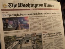 The Washington Times Monday June 8 2026