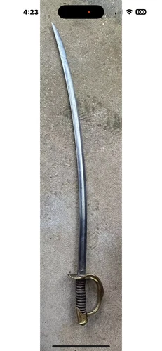 Antique Original Issue 1861 Roby & Company Civil War Cavalry Sword.