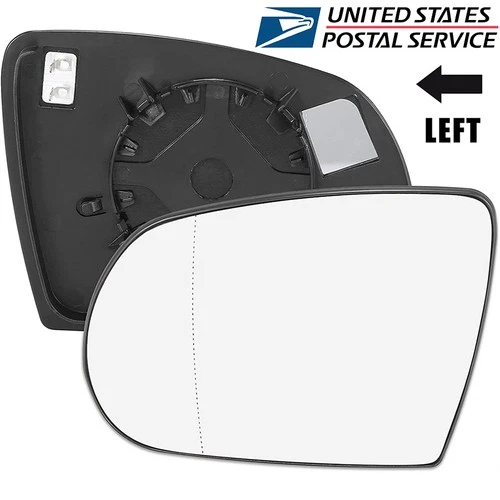Left Side View Power Mirror Glass & Heated 68228915AA For Jeep Cherokee 2014-19