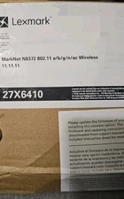 Lexmark MarkNet N8372 802.11 a/b/g/n/ac Wireless Print Server - ISM Band 27X6410