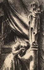 Illustration Rigoletto Verdi Opera Signed Rafaello Busoni Lithograph 1924