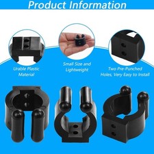 40Pcs Fishing Rod Clips Wall Mounted Rod Holders Billiards Snooker Cue Holder