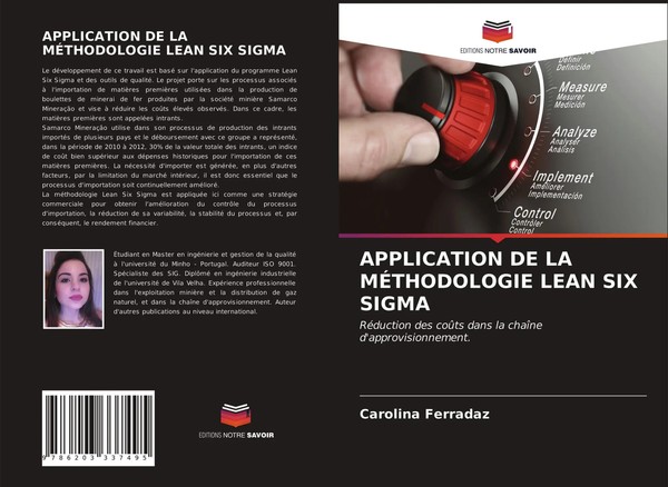 Carolina Ferradaz | Application De La MÉThodologie Lean Six Sigma | Taschenbuch-image