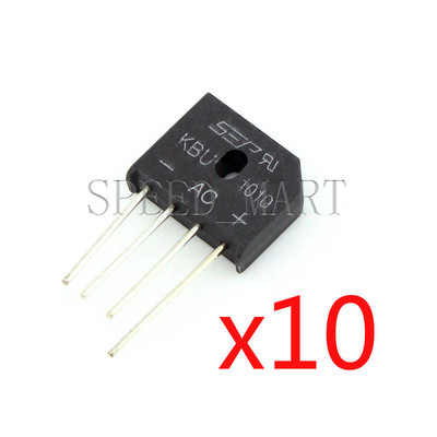 10 pcs KBU1010 Bridge Rectifier Gleichrichter 1000V AC change DC 10A KBU-1010