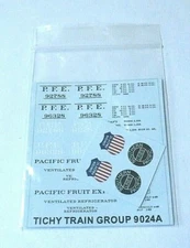 Tichy Decal PACIFIC FRUIT EXPRESS Decal #9024A