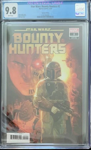 STAR WARS BOUNTY HUNTERS #2 CGC 9.8 NOTO VARIANT COVER BOBA FETT MARVEL 2020 1